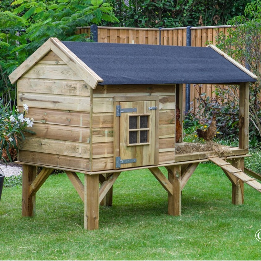 Super poulailler en bois  vendu par Monpetitjardinier